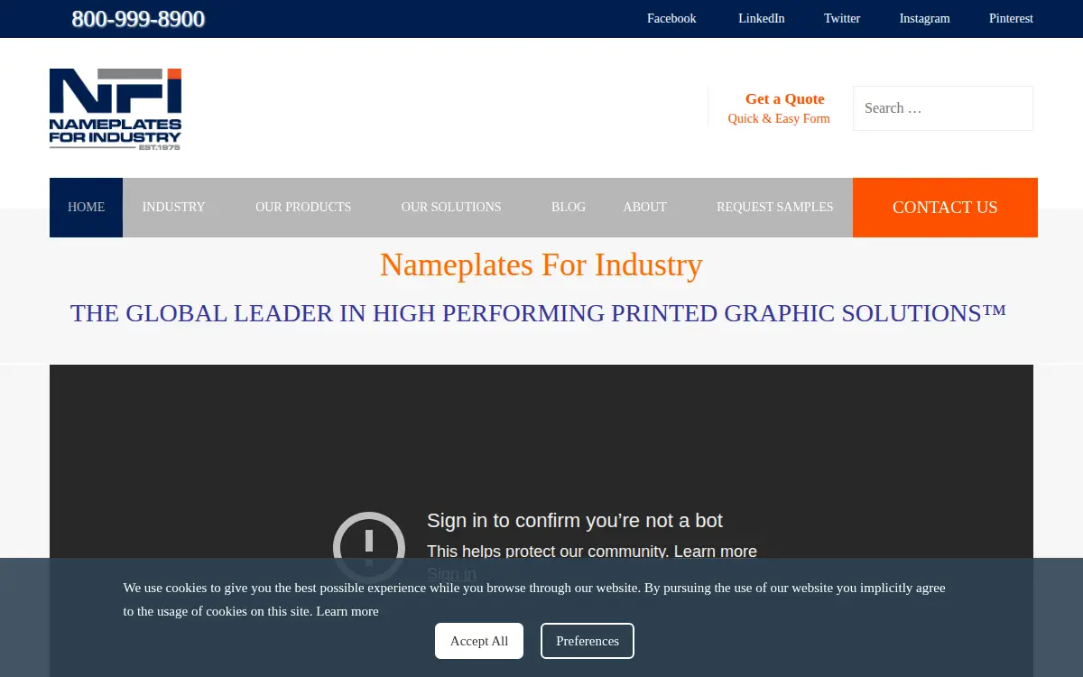 Homepage of Nfi LLC