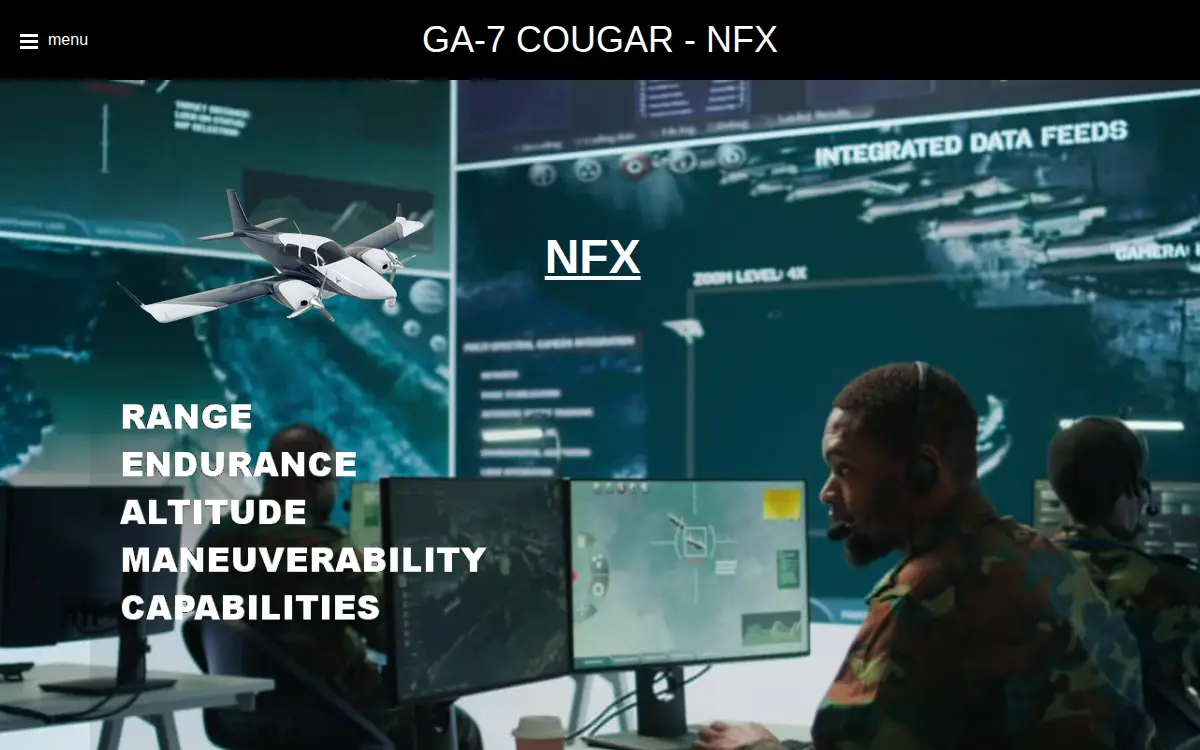 Homepage of Cougar Aircraft CORP
