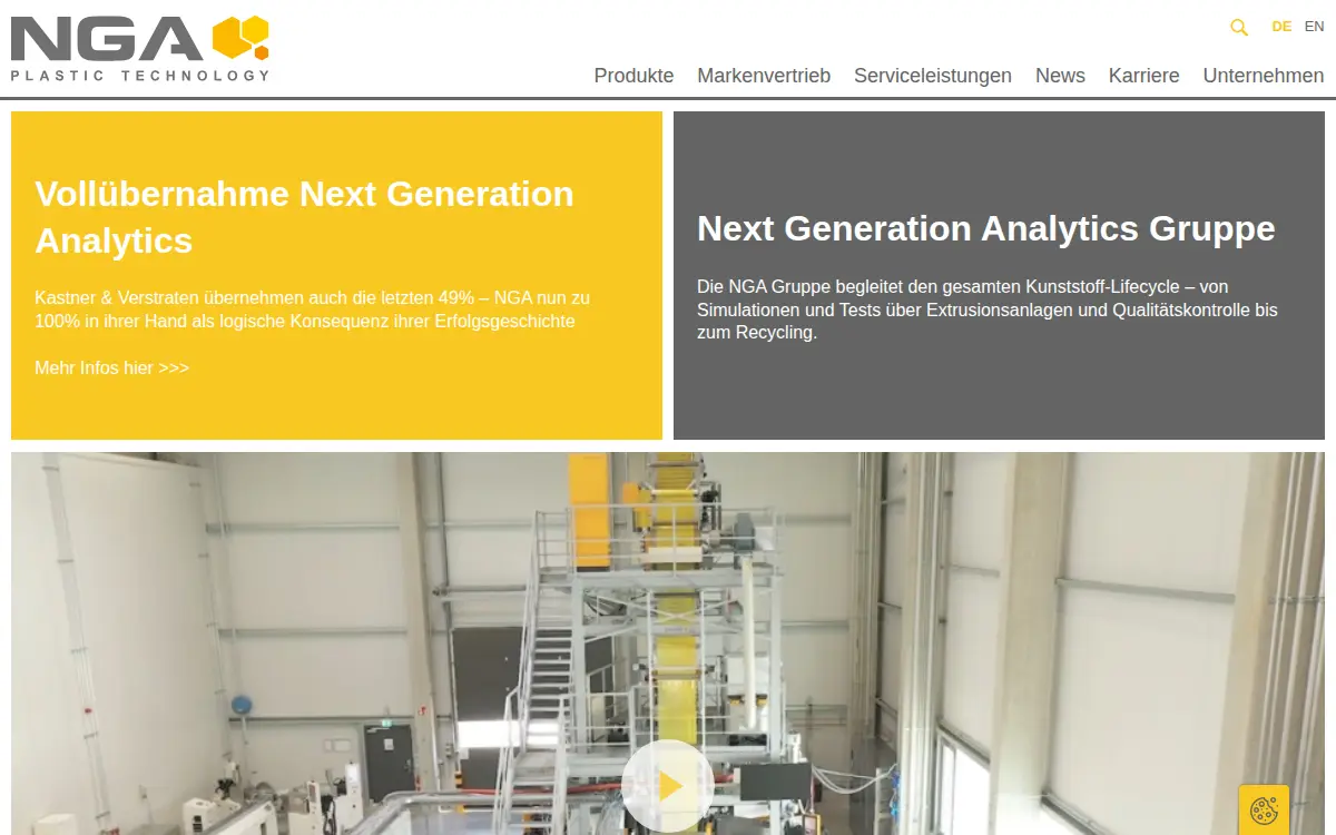 Homepage of Next Generation Analytics INC