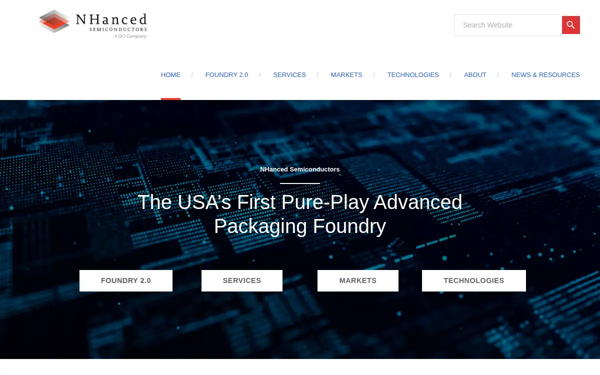 Homepage of Nhanced Semiconductors, INC.