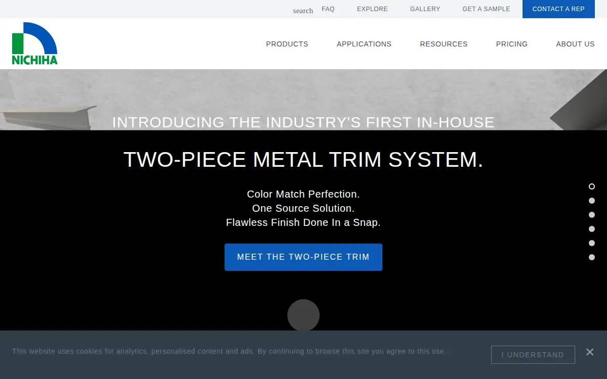 Homepage of Nichiha Usa, INC.