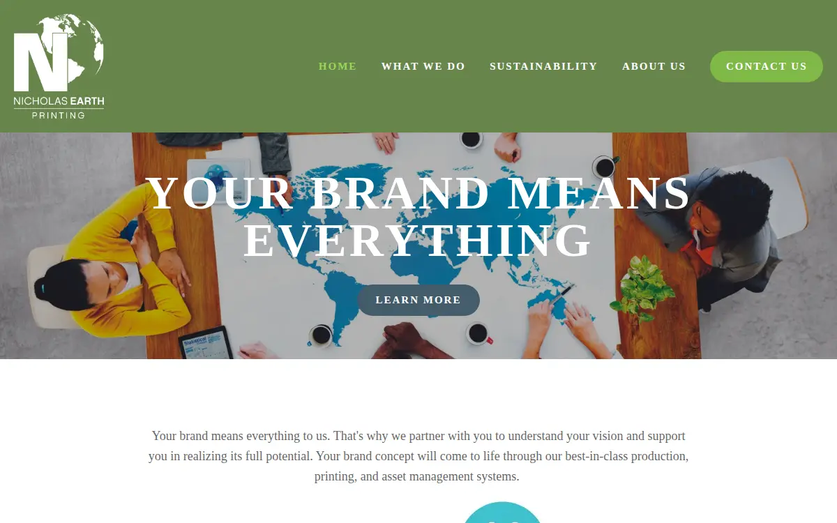Homepage of Nicholas/earth Printing LLC