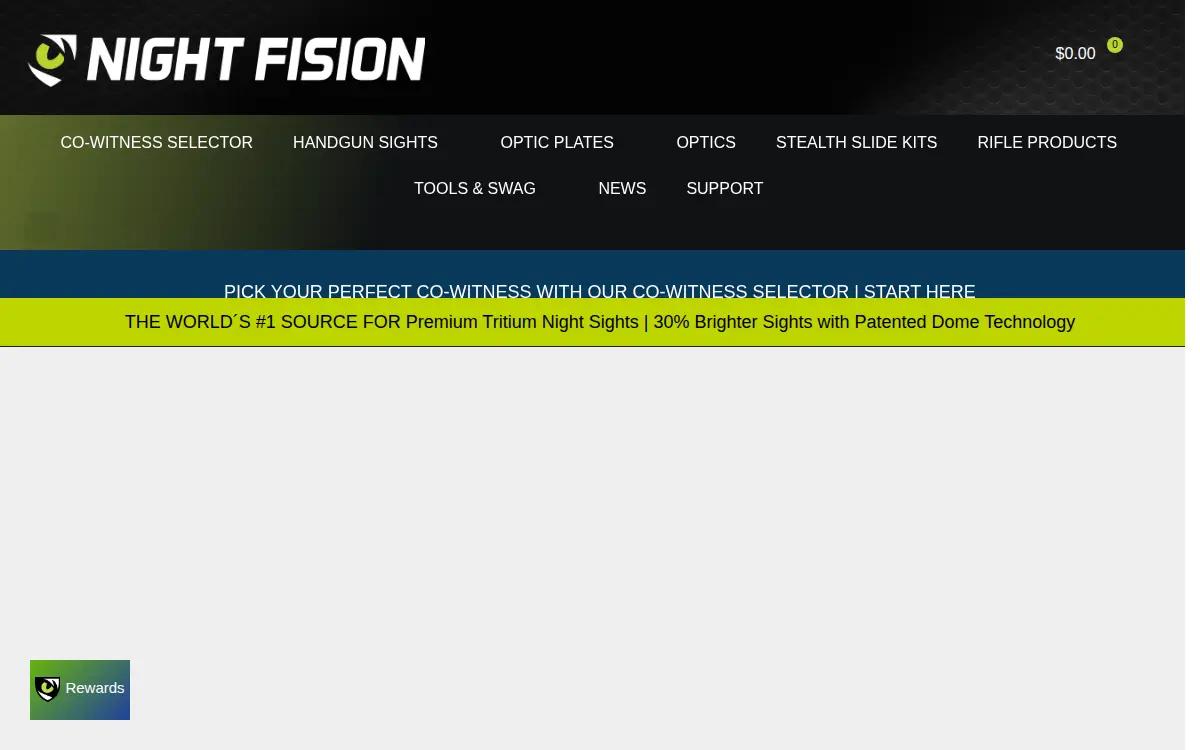 Homepage of Night Fision LLC