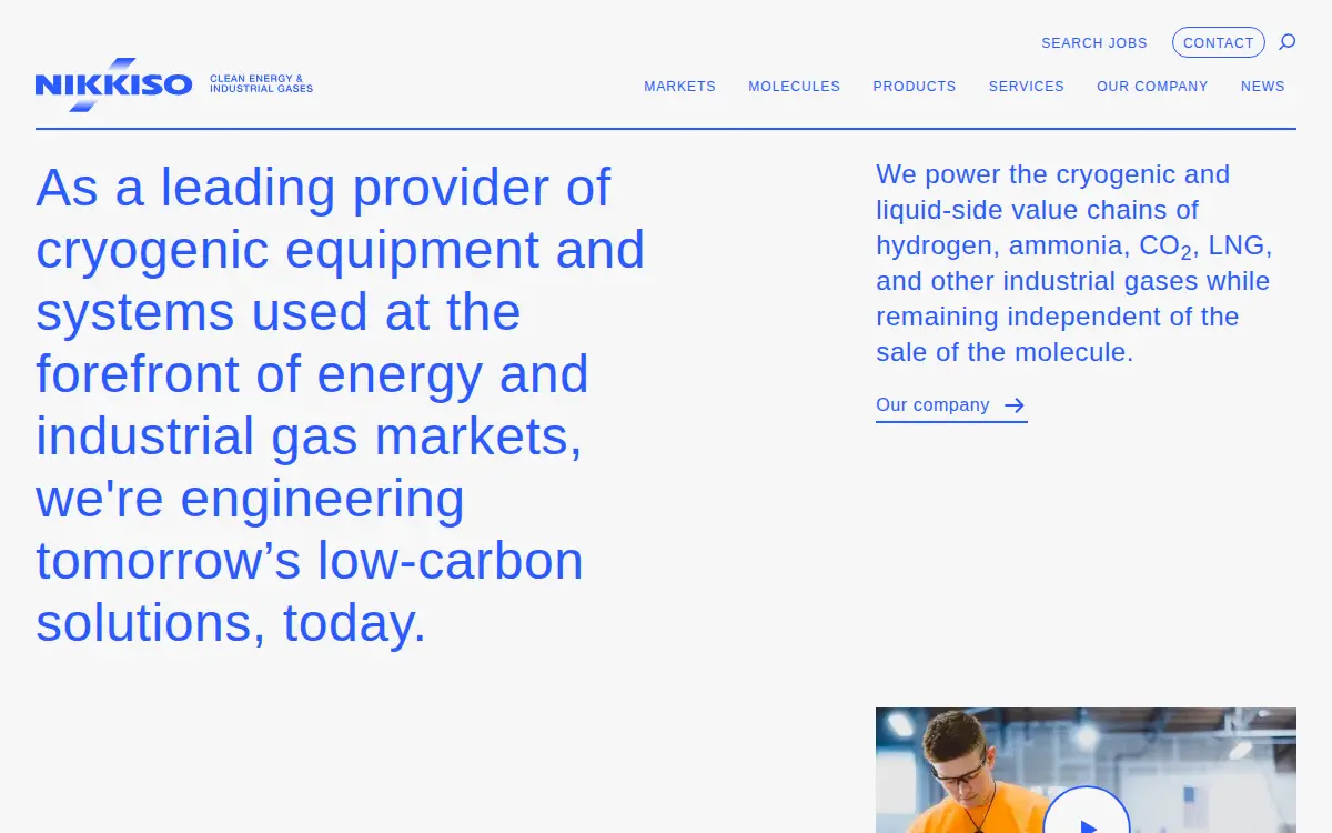 Homepage of Integrated Cryogenic Solutions, LLC