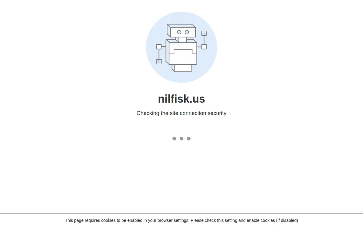 Homepage of Nilfisk, INC.