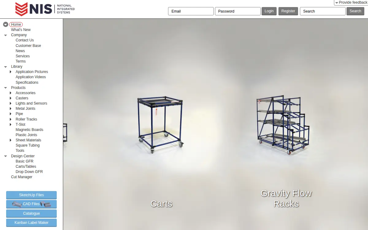 Homepage of National Integrated Systems, INC