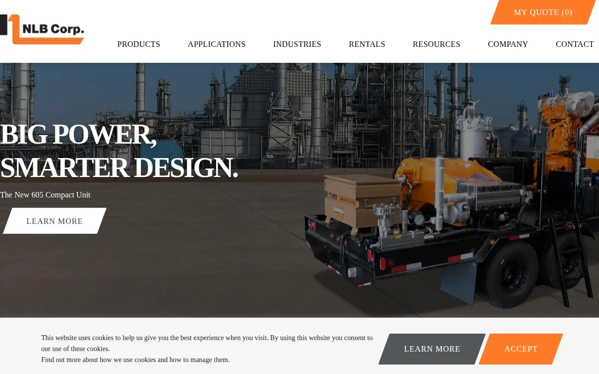 Homepage of Nlb CORP