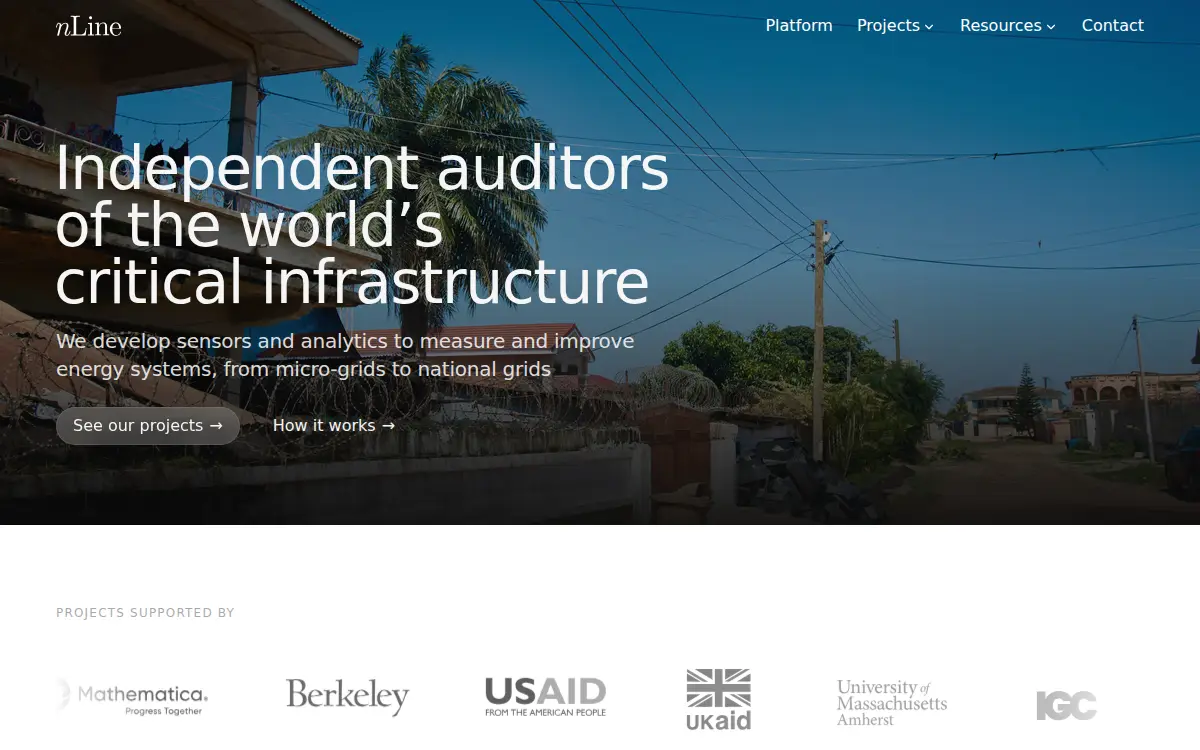 Homepage of Nline, INC.