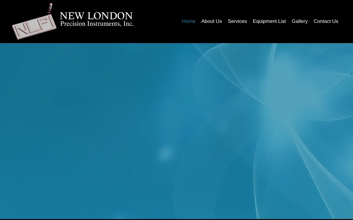Homepage of New London Precision Instruments INC