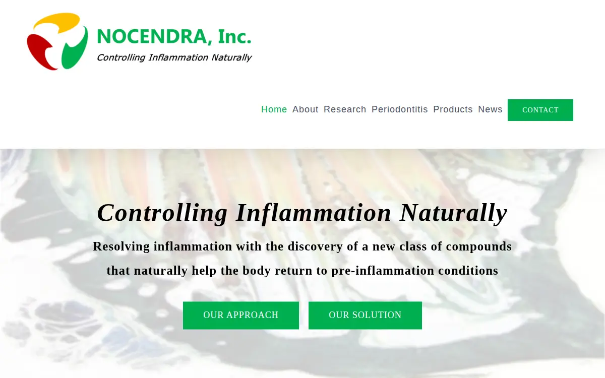 Homepage of Nocendra INC