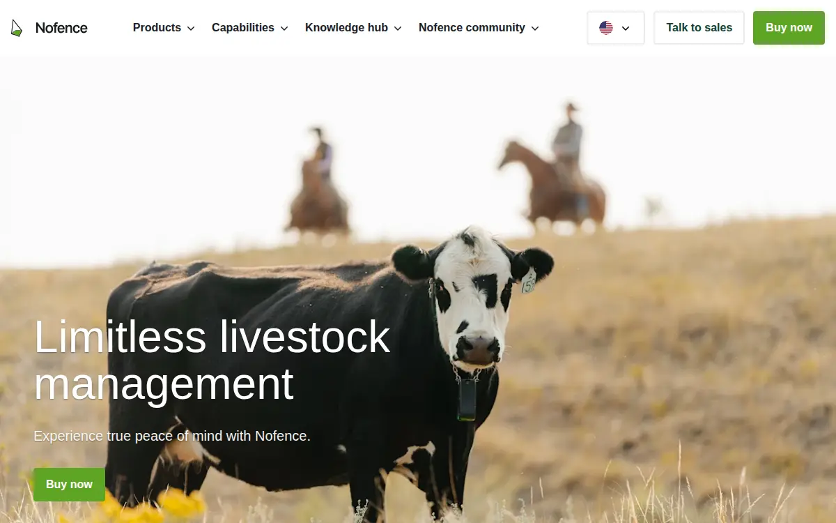 Homepage of Nofence LLC