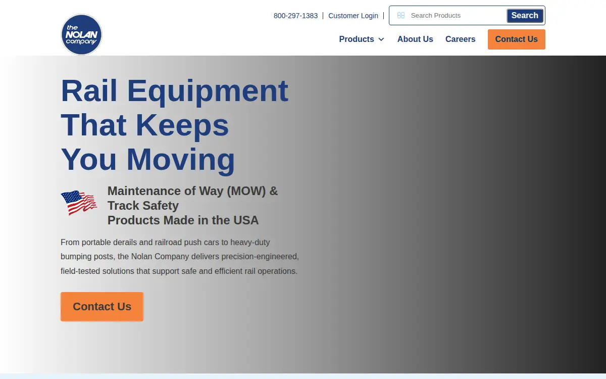 Homepage of The Nolan Company