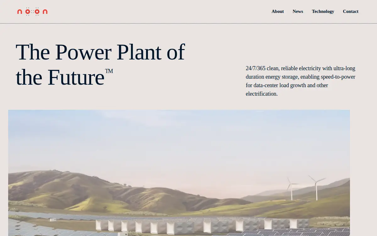 Homepage of Noon Energy INC