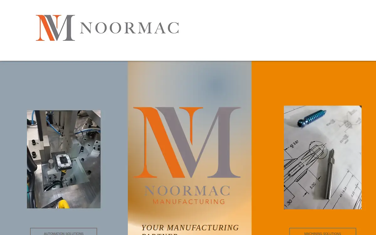 Homepage of Noormac LLC