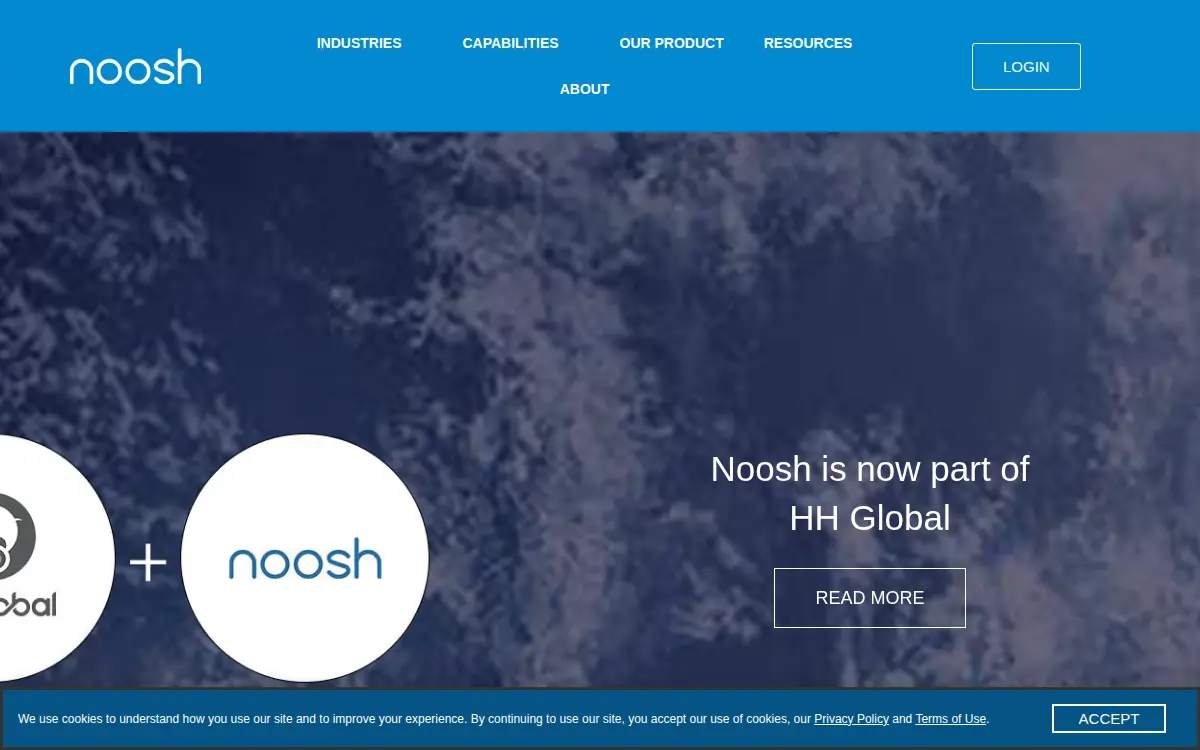 Homepage of Newlinenoosh, INC.