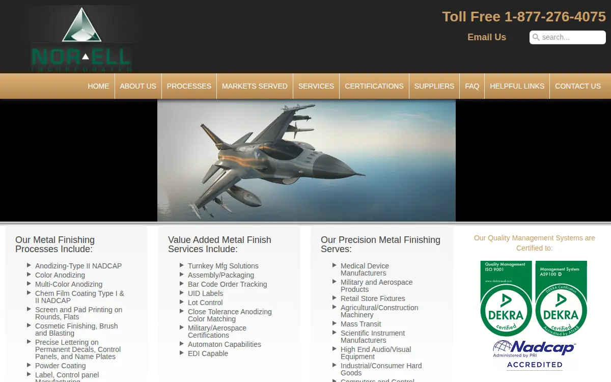 Homepage of Nor-ell INC