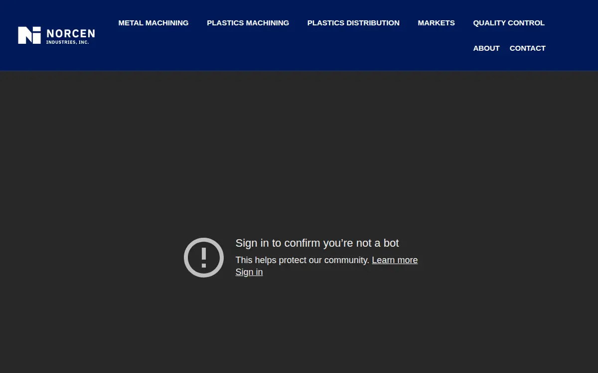Homepage of Norcen Industries, INC.