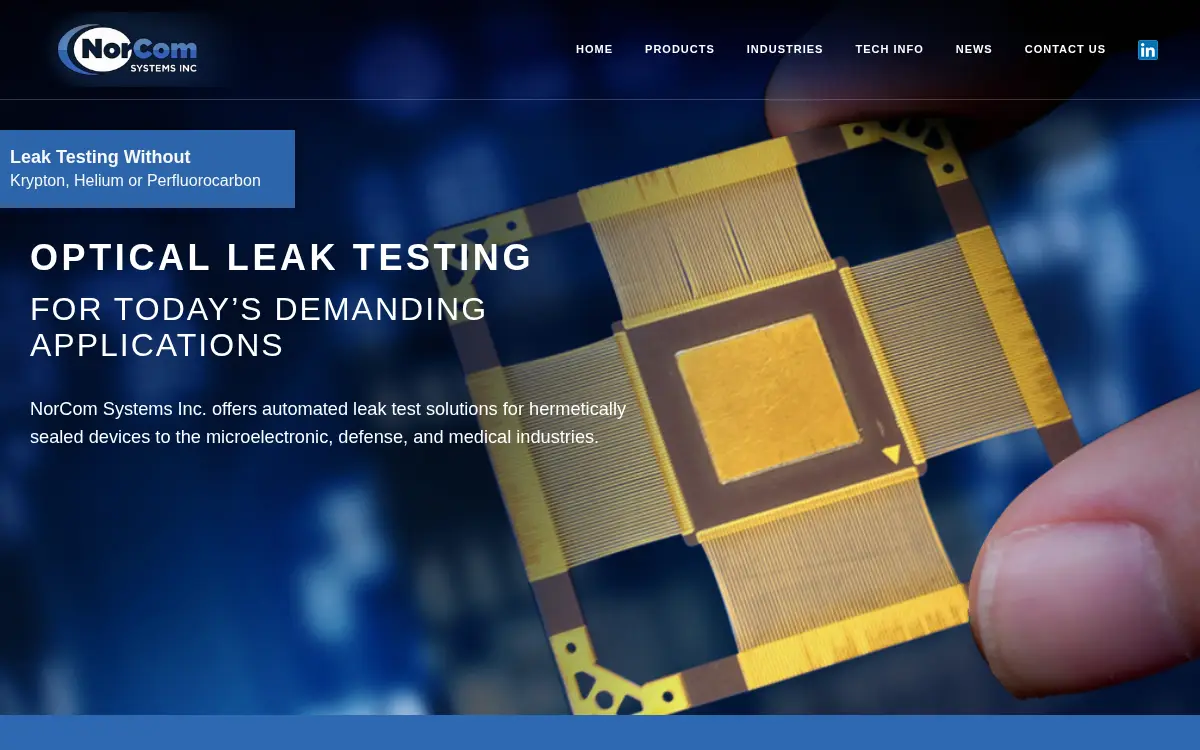 Homepage of Norcom Systems INC