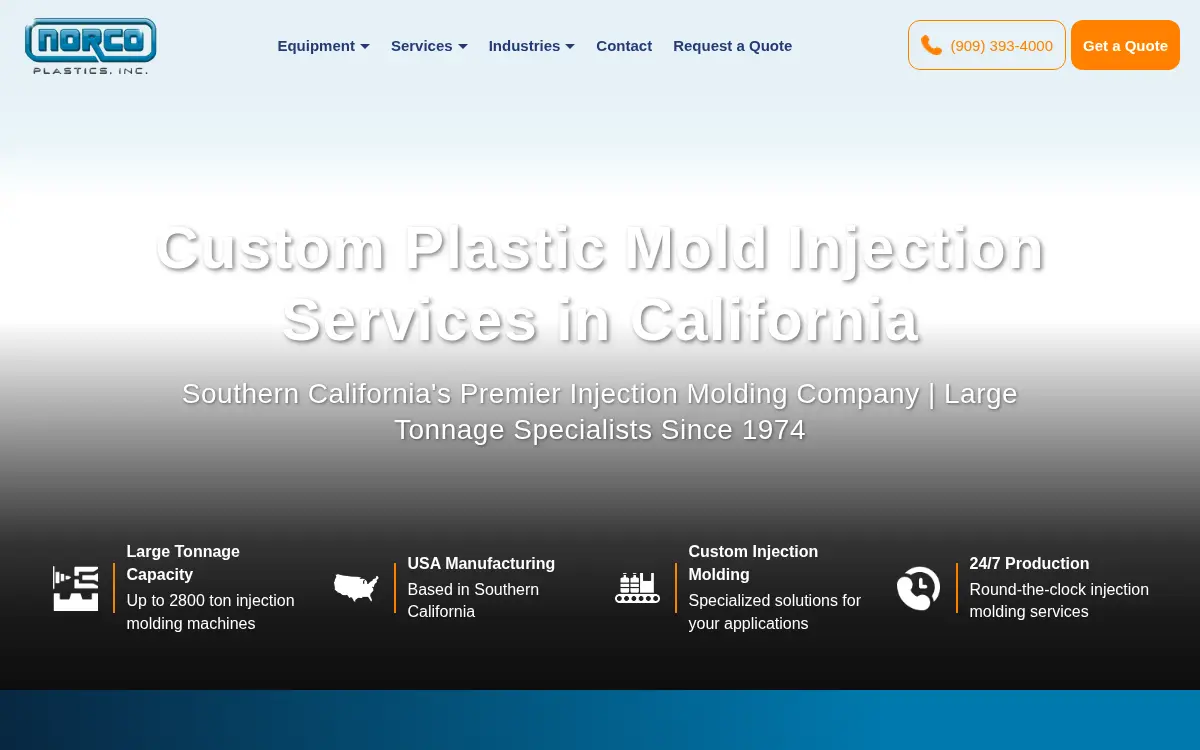 Homepage of Norco Plastics, INC