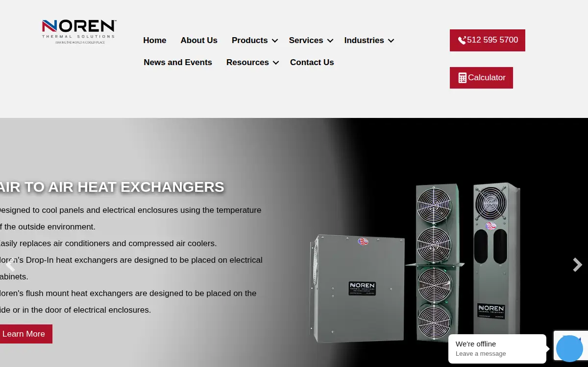 Homepage of Noren Products INC