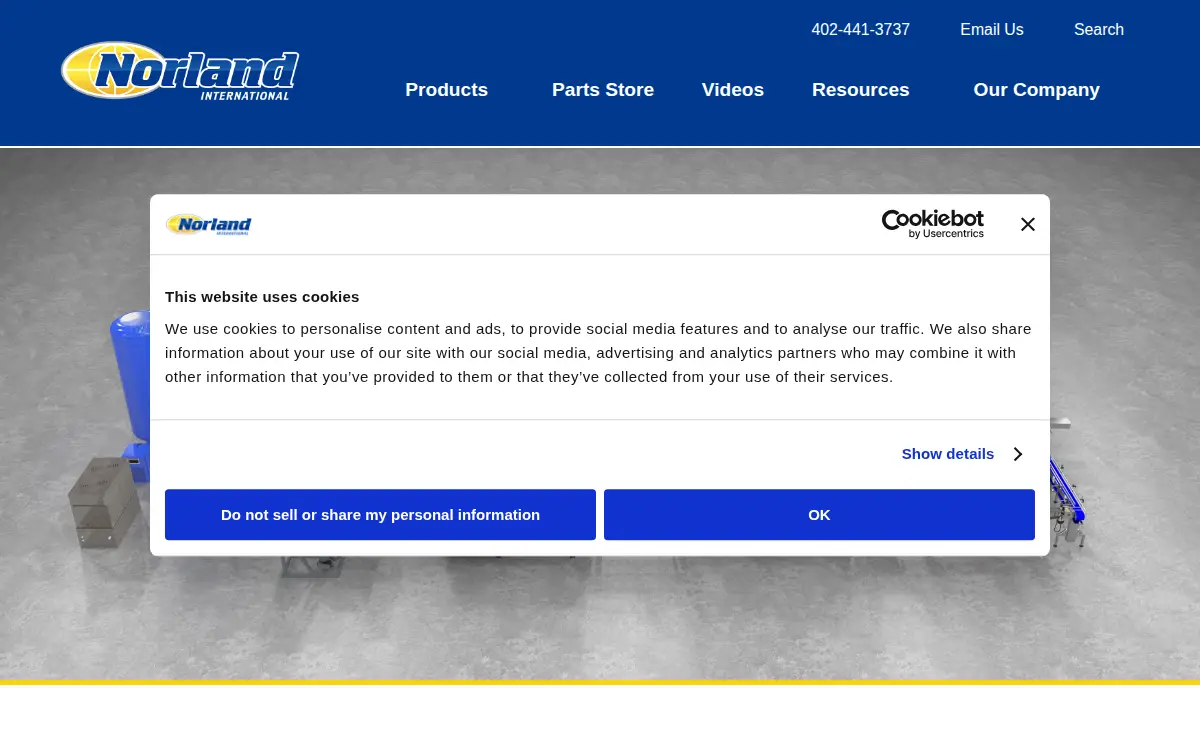 Homepage of Norland International, INC.