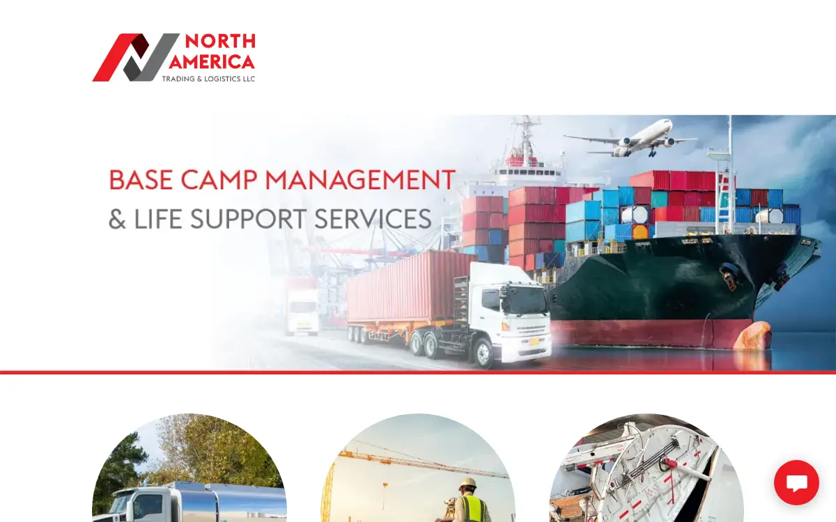 Homepage of North America Trading & Logistics LLC