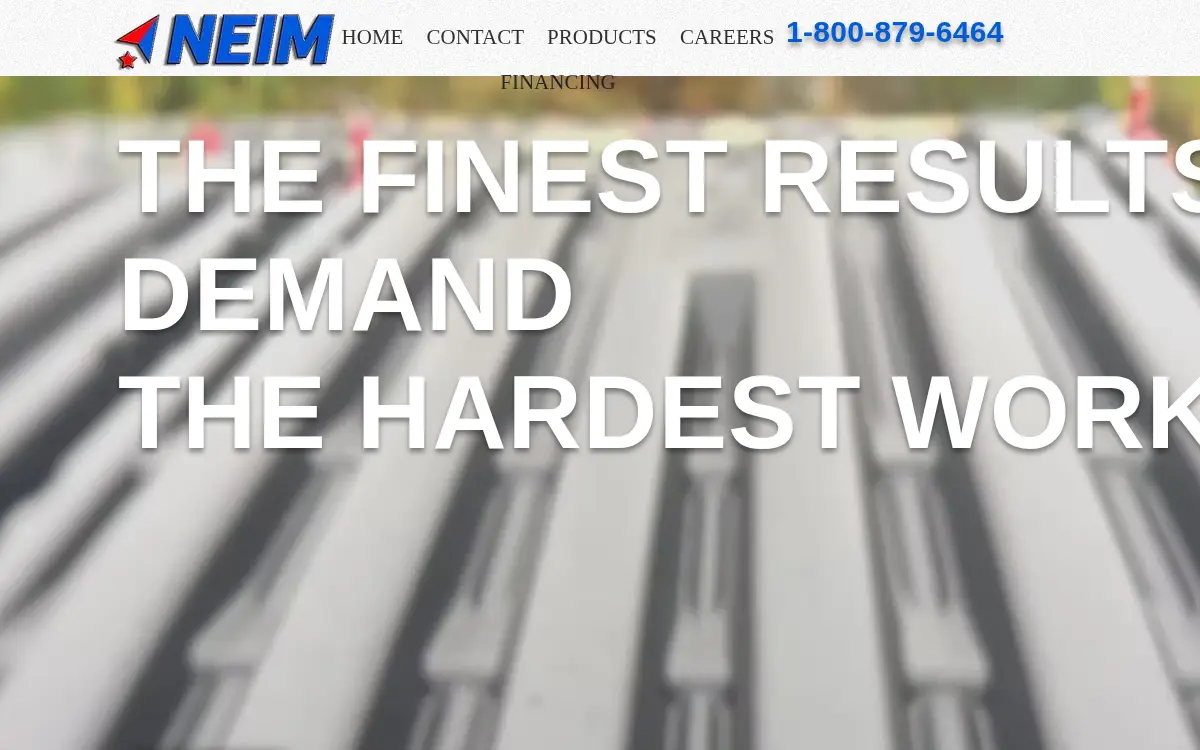 Homepage of Northeast Industrial Manufacturing, INC.