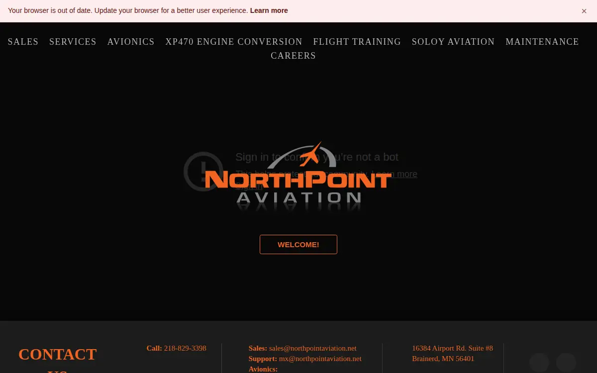 Homepage of Dv Aviation, INC.
