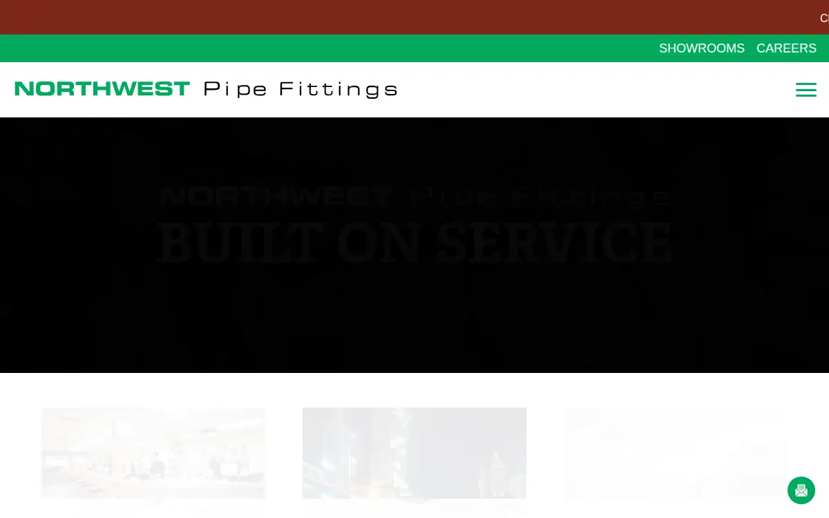 Homepage of Northwest Pipe Fittings, INC.