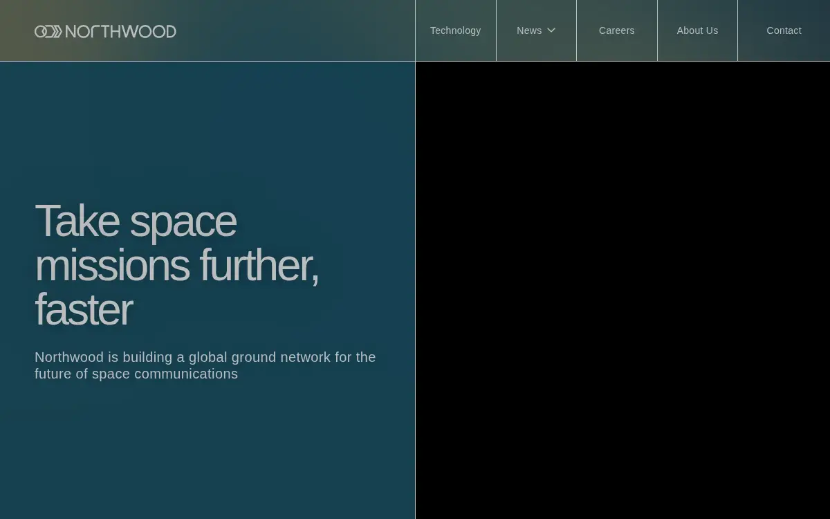 Homepage of Northwood Space CORP.