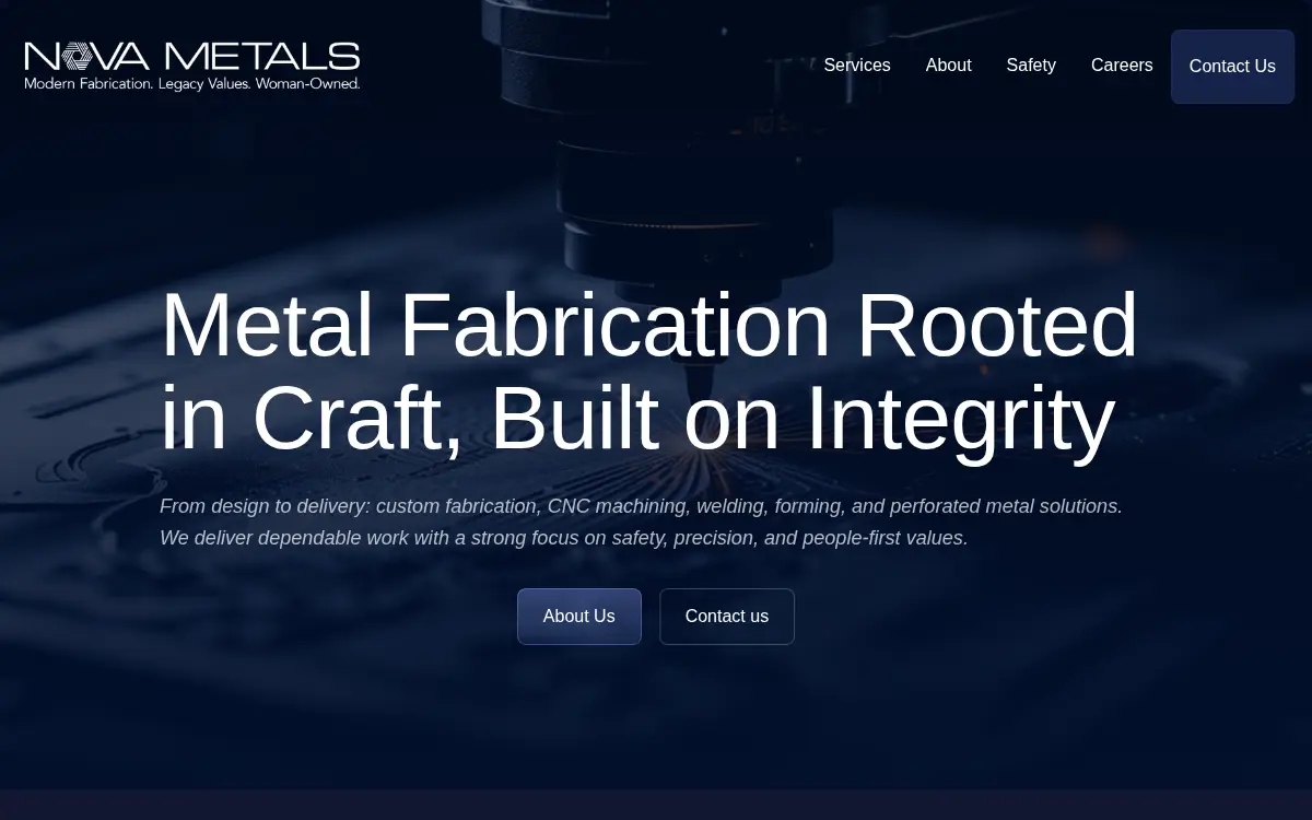 Homepage of Nova Metals, INC.