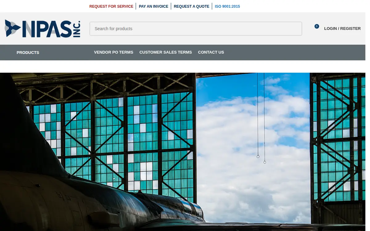 Homepage of Npas, INC.