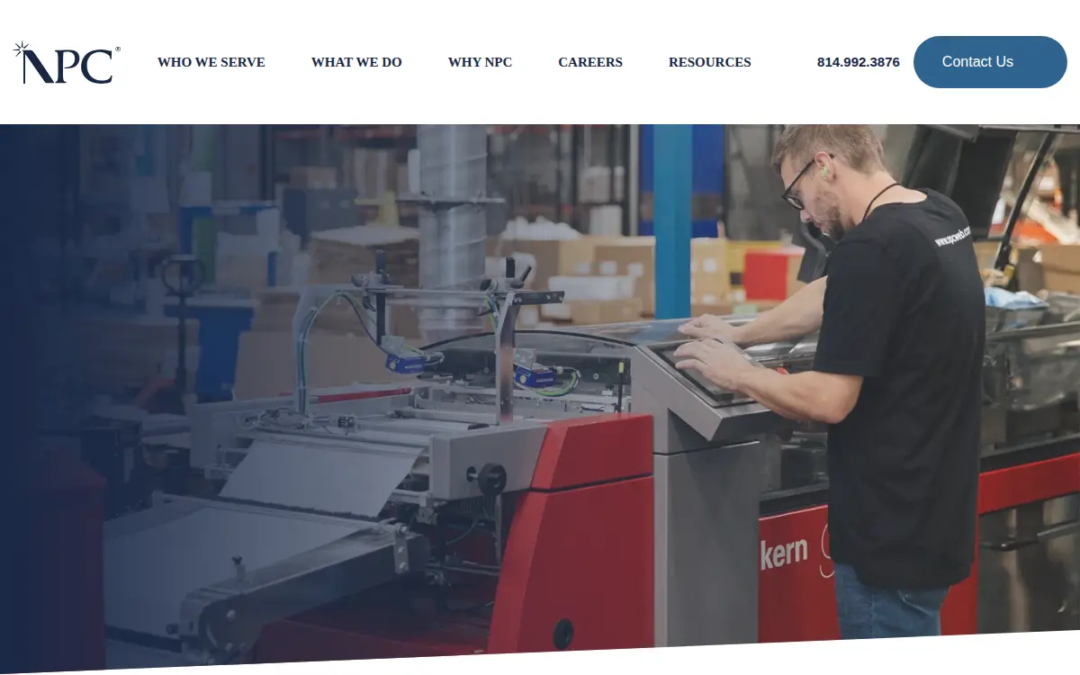 Homepage of Npc, INC.