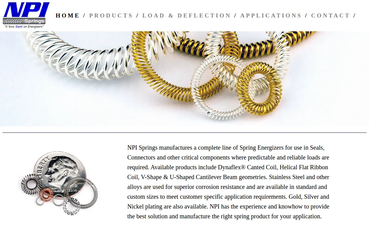 Homepage of Nelson Products, INC.
