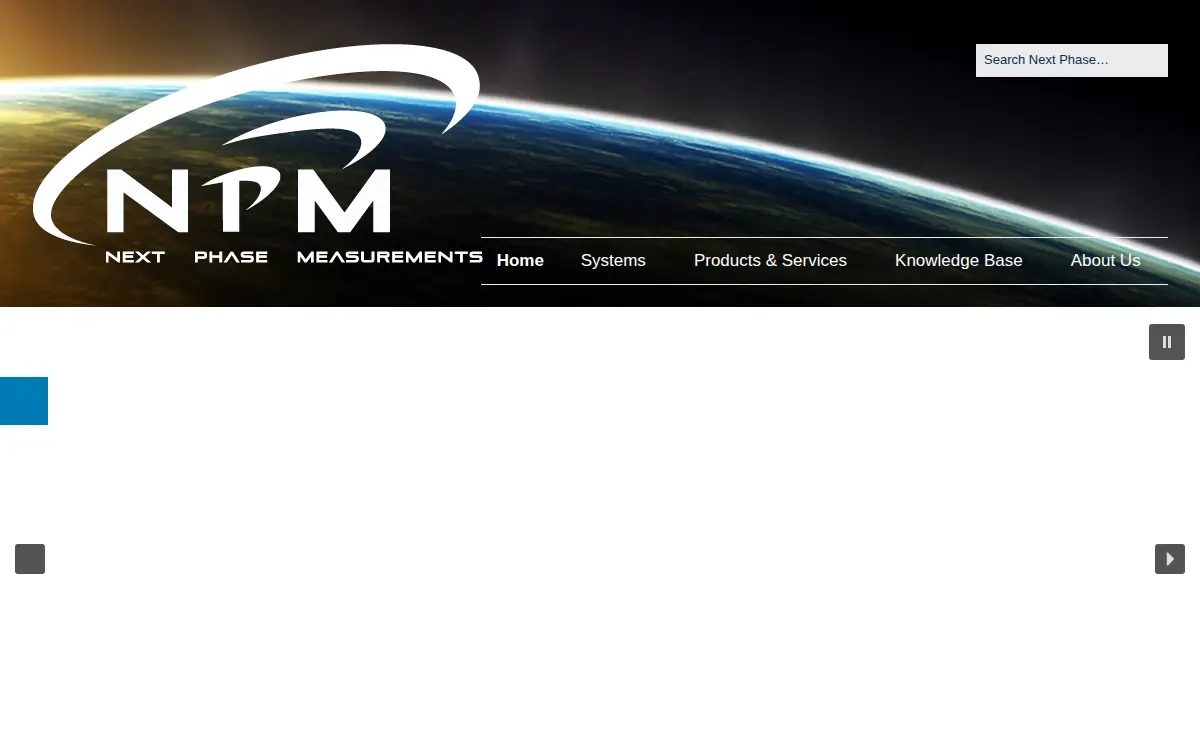 Homepage of Next Phase Measurements LLC