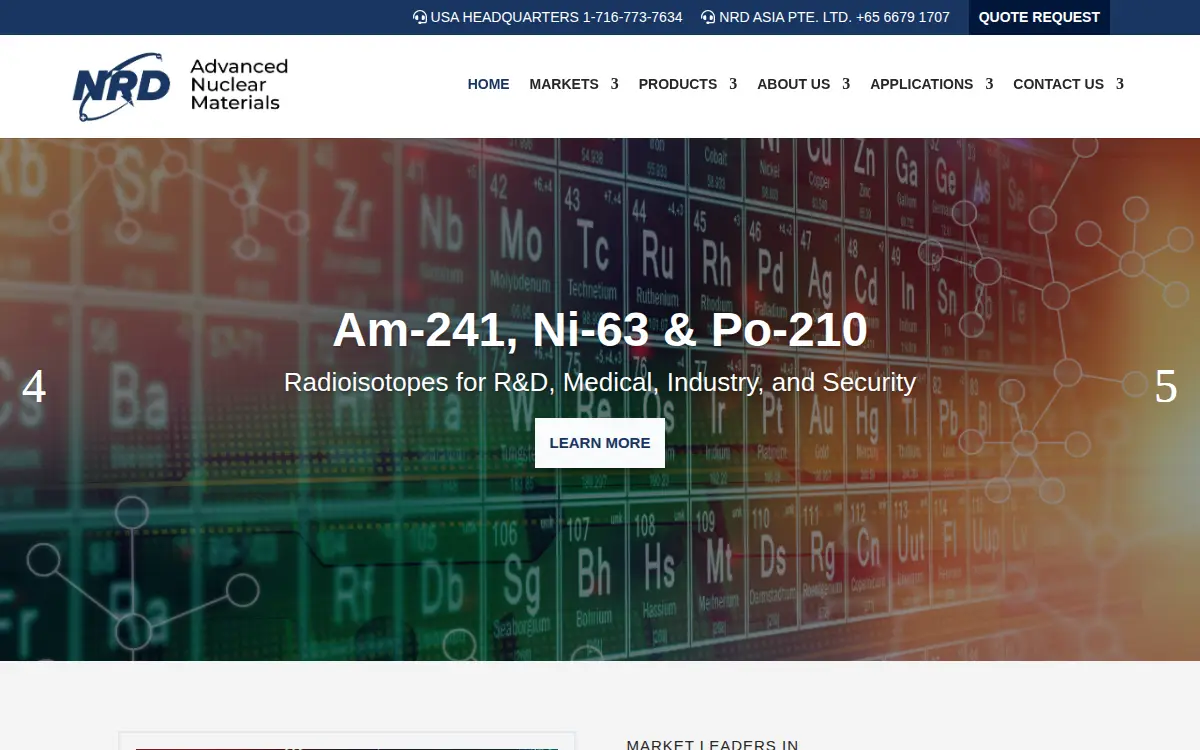 Homepage of Nrd LLC