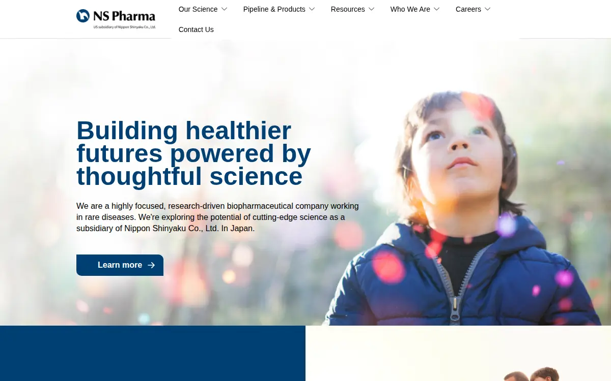 Homepage of Ns Pharma, INC.