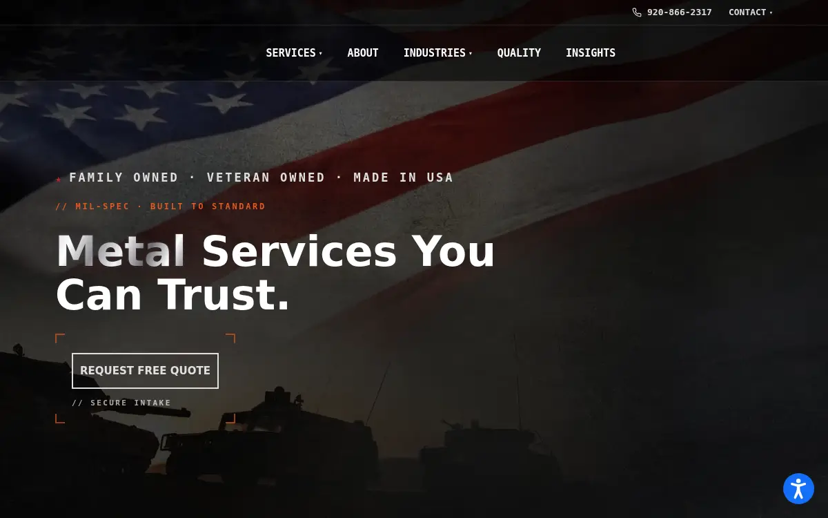 Homepage of Blackman, INC.