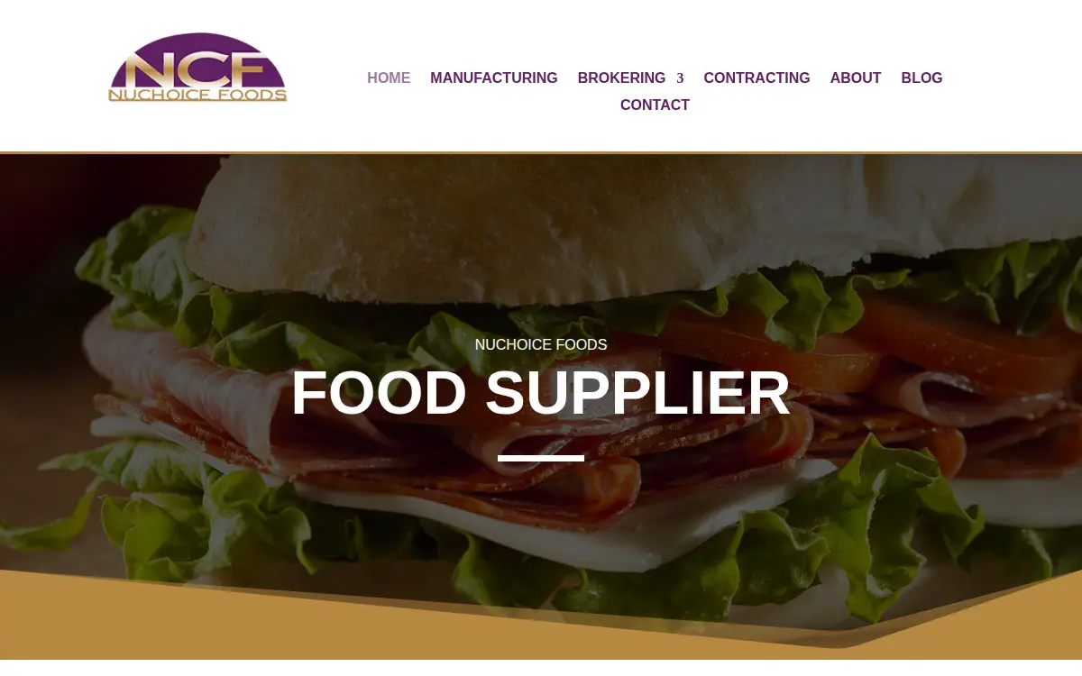Homepage of Nuchoice Foods, INC