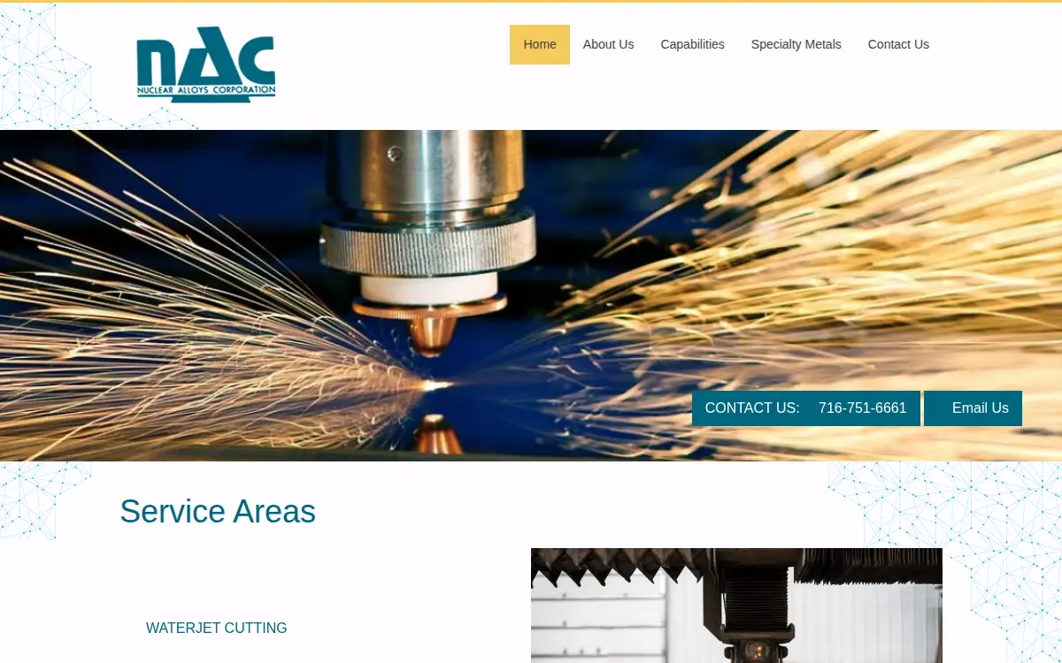 Homepage of Nuclear Alloys Corporation