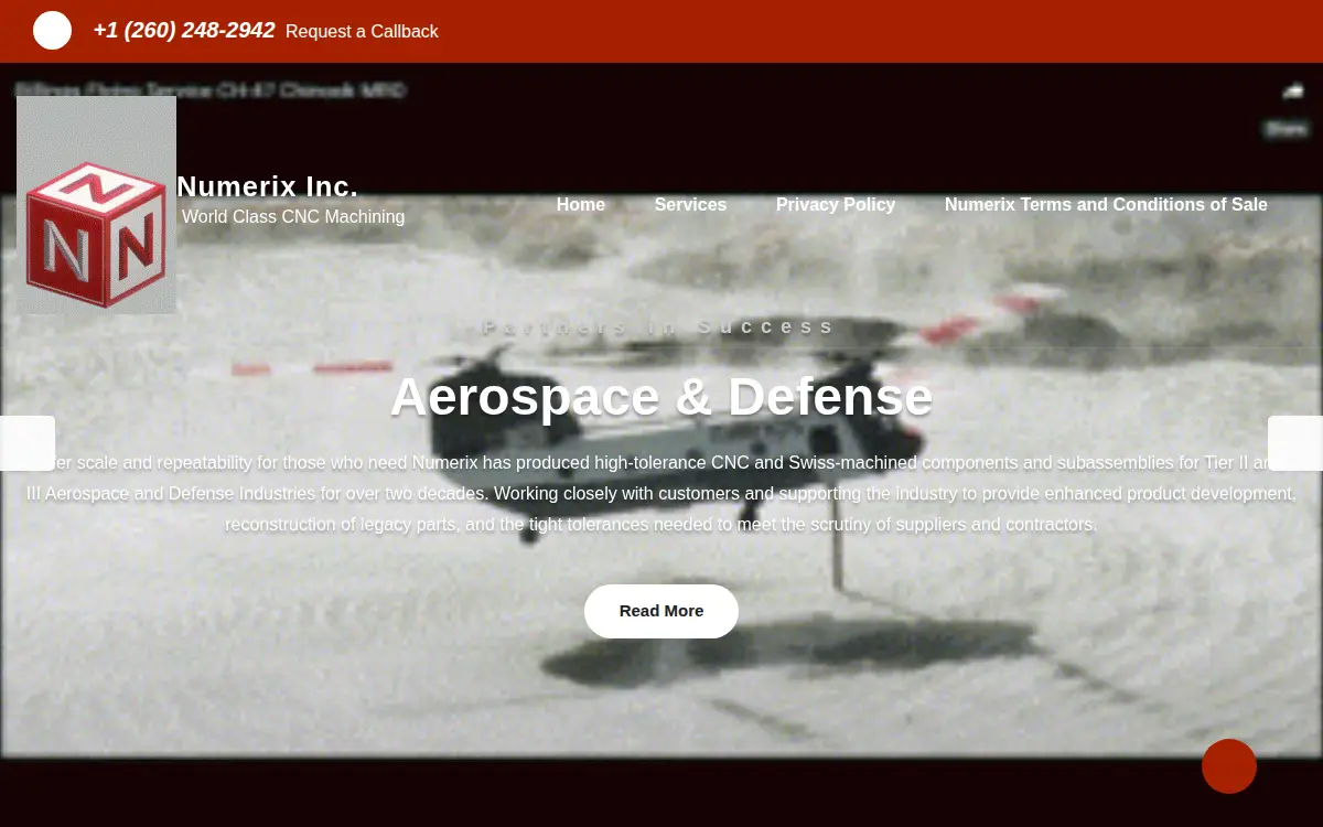 Homepage of Numerix INC