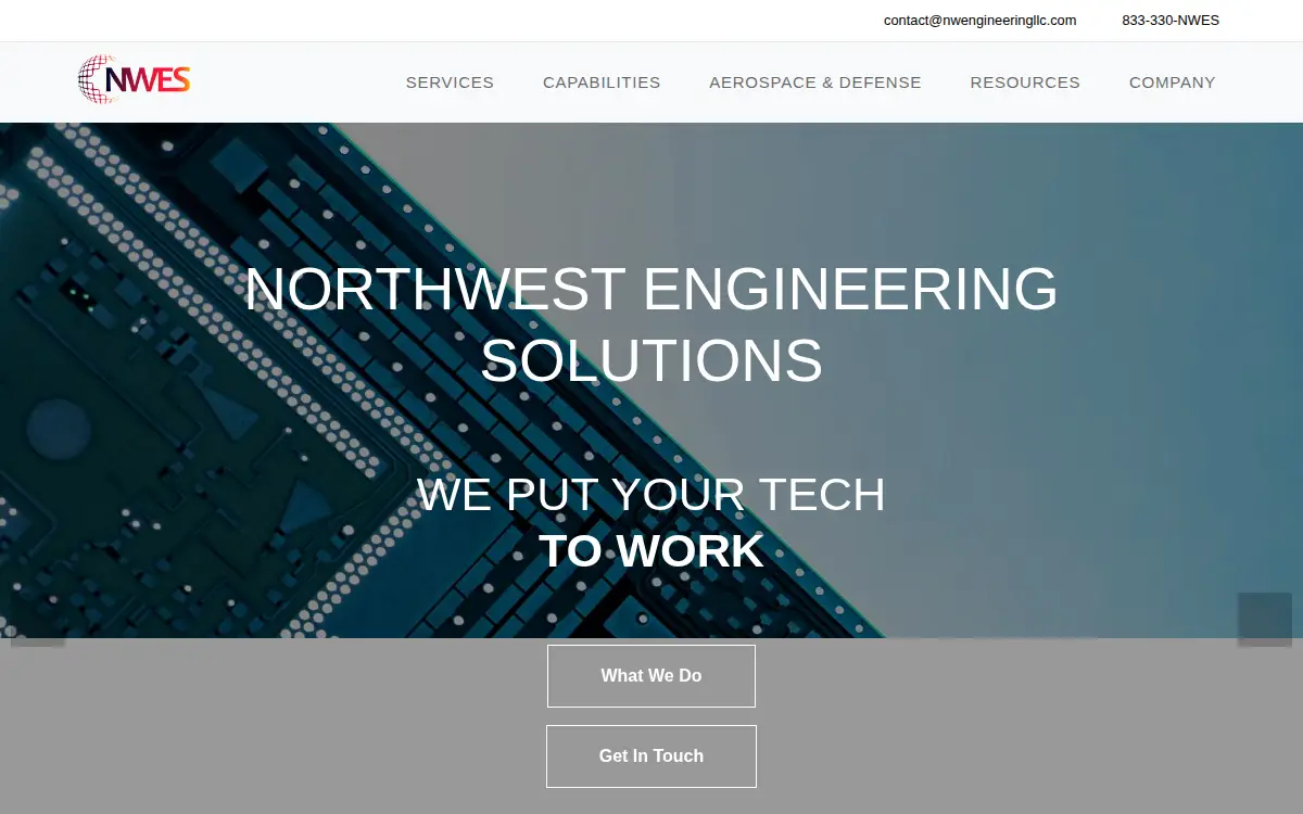 Homepage of Northwest Engineering Solutions LLC