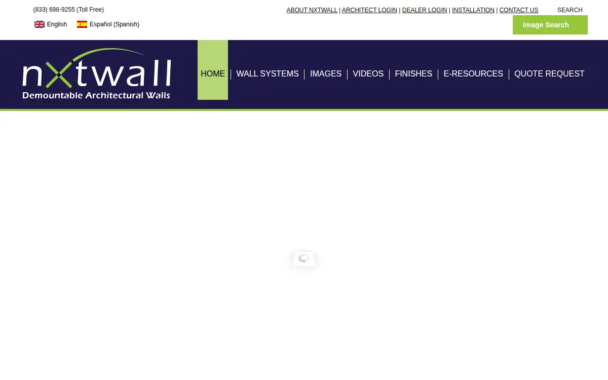 Homepage of Nxtwall LLC