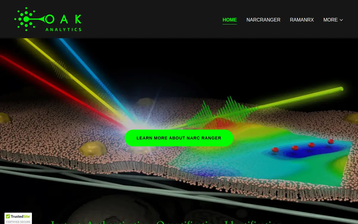 Homepage of Oak Analytics INC