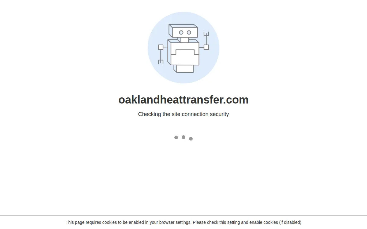 Homepage of Oakland Heat Transfer, INC