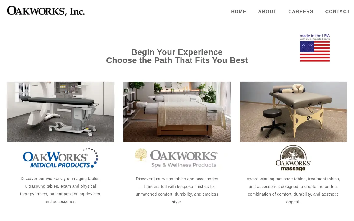 Homepage of Oakworks INC