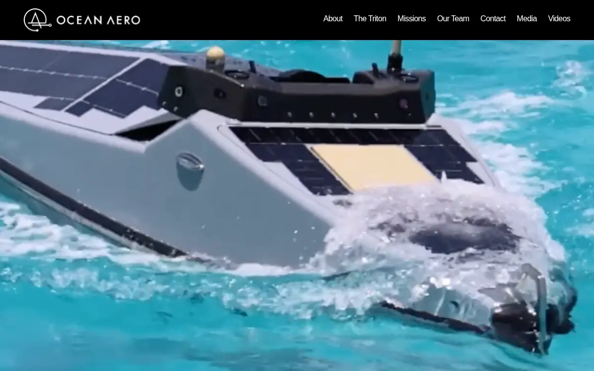 Homepage of Ocean Aero, INC.