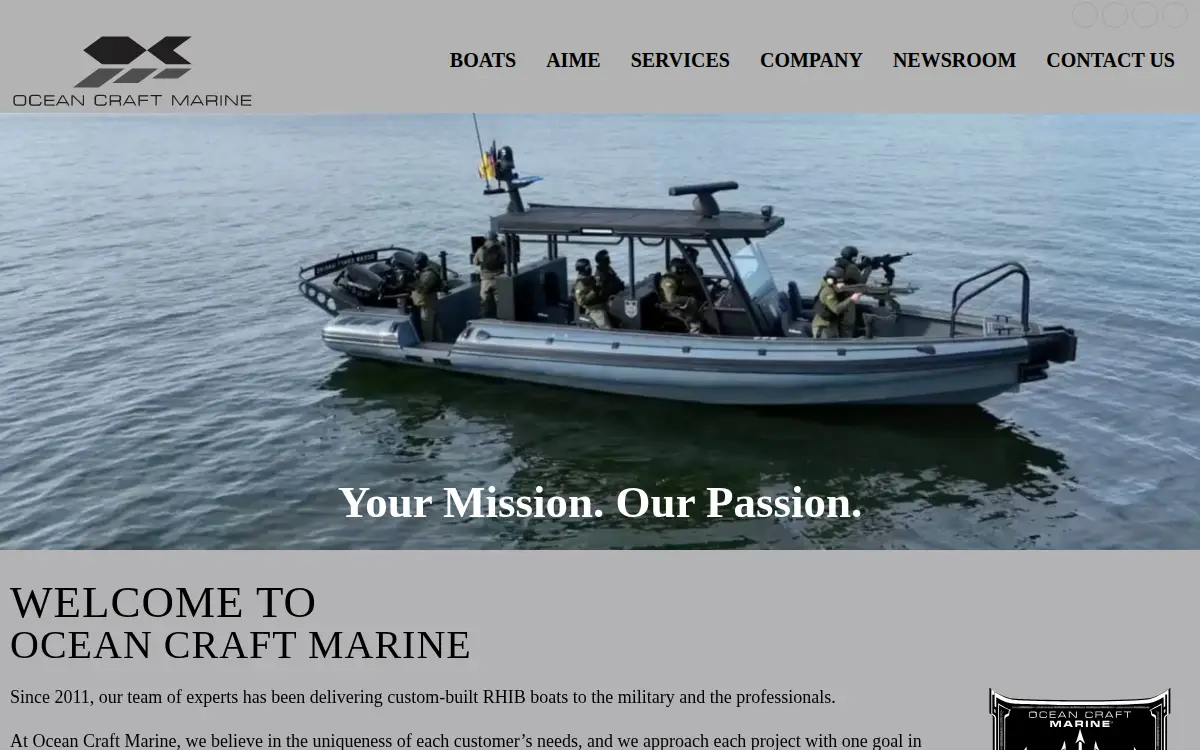 Homepage of Asis Boats Usa, LLC