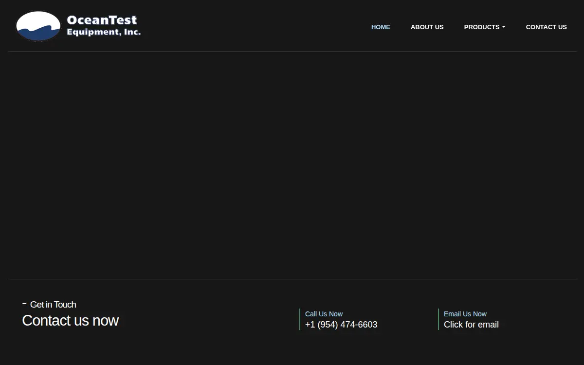 Homepage of Ocean Test Equipment, INC
