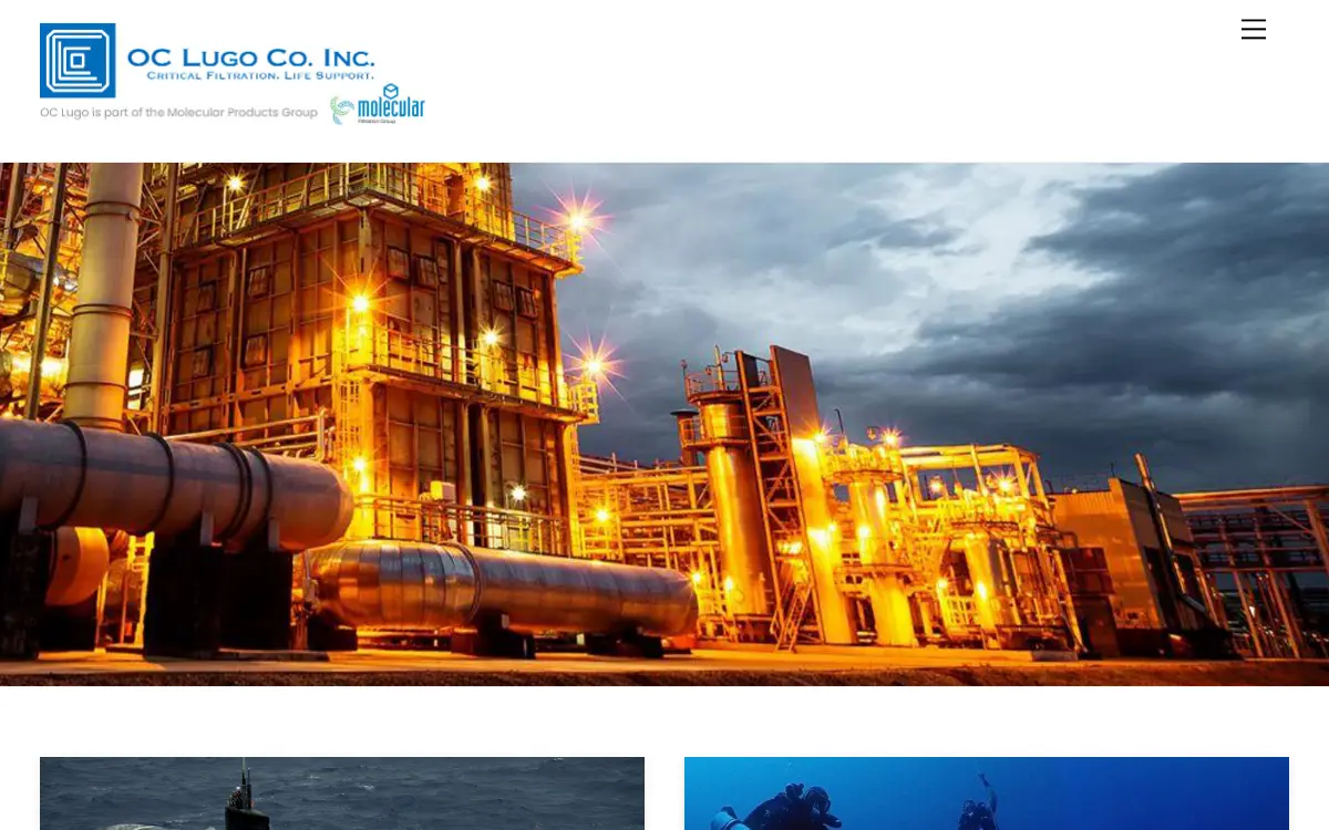 Homepage of The O.c. Lugo CO INC